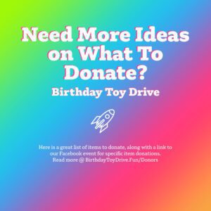 Need More Ideas on What To Donate?