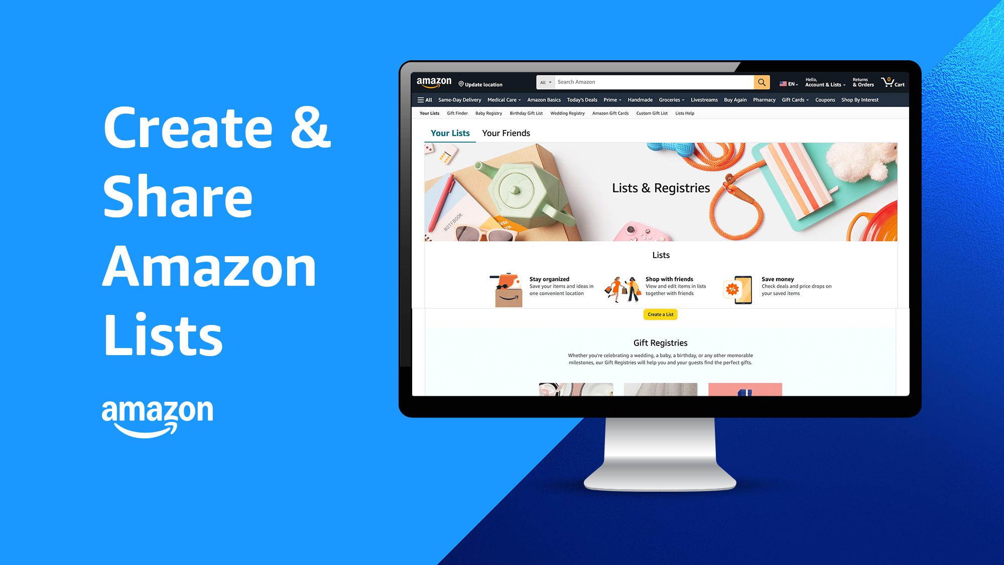 Create an Amazon Wishlist